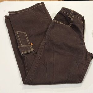 Vintage - Tagrag brown stove pipe, wide leg skater pants, 9